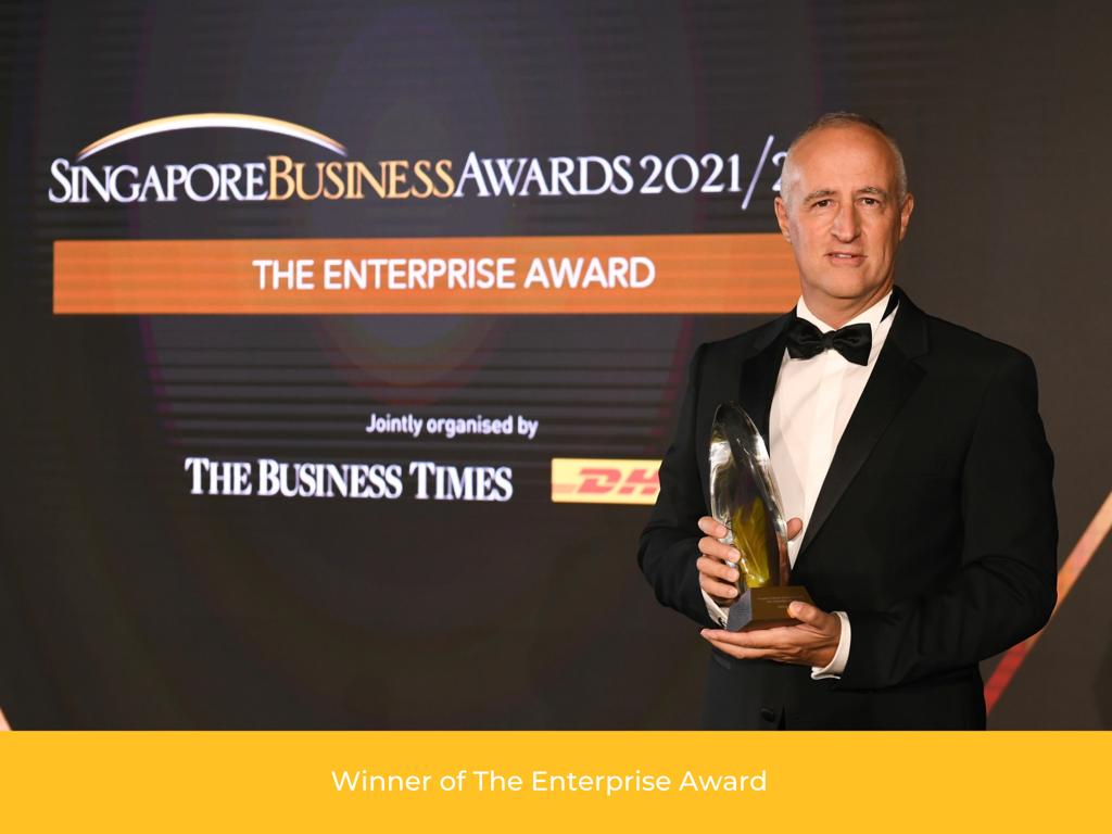 TDCX recognized for its enterprising spirit at the  Singapore Business Awards 2021/2022