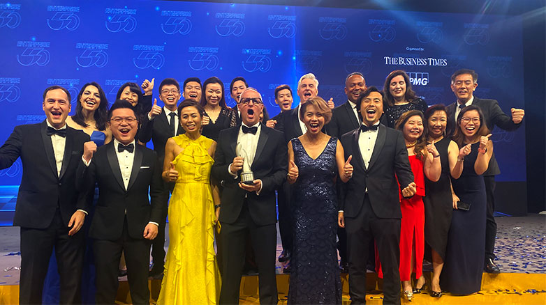 TDCX Top Winner of Singapore’s Enterprise 50 Awards 2019