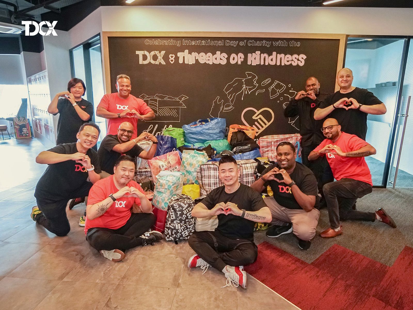 Malaysia — In collaboration with Red Shield, TDCX Malaysia successfully organized Threads of Kindness and donated around 220 kilograms of pre-loved clothing to elderly homes, daycare centers, and community service centers.