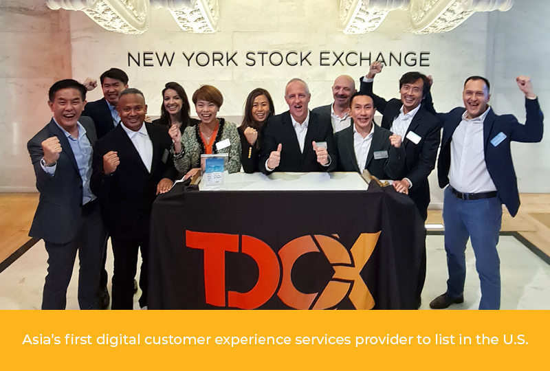 TDCX Poised to Capture Opportunities from the US$100 Billion Outsourced CX Services Market with Trading Debut on the NYSE